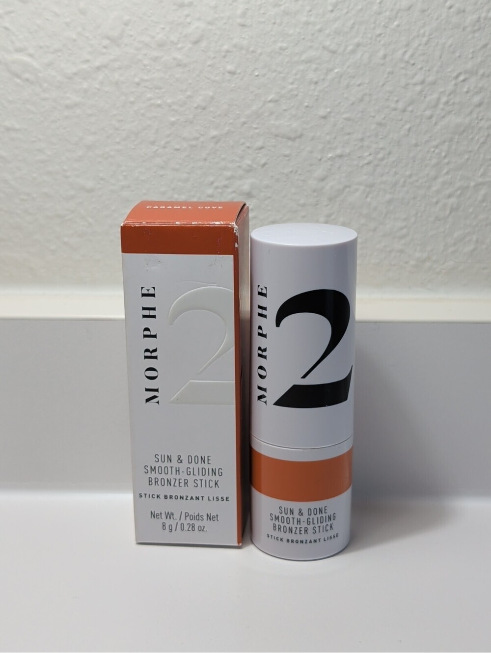 Morphe 2 Sun & Done Smooth-Gliding Bronzer Stick Caramel Cove 0.28oz NIB